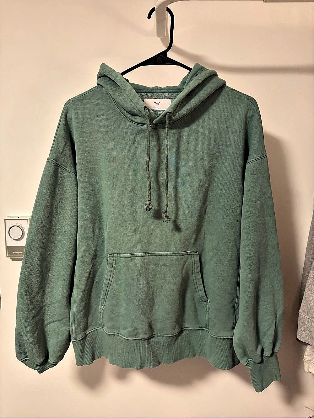Tna Cozy Fleece Boyfriend Hoodie Green